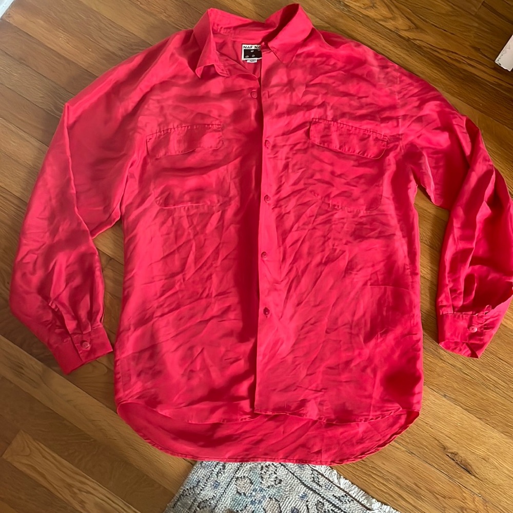 Vintage silk button down
